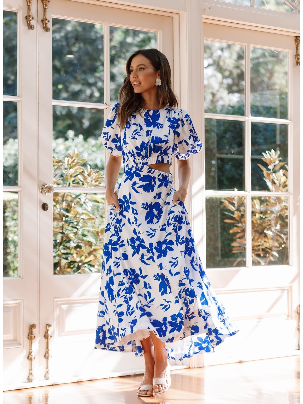 Petal & Pup Aminah Puff Sleeve Maxi Dress